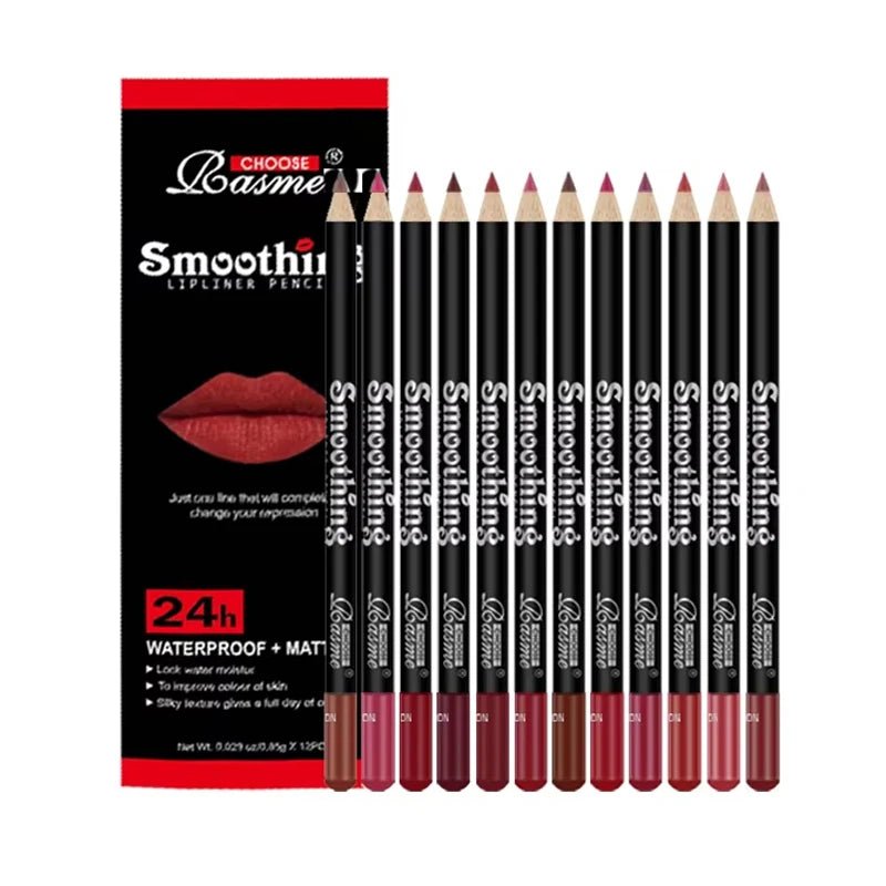 Ensemble 12 Crayons Lèvres Professionnels - FoytiShop