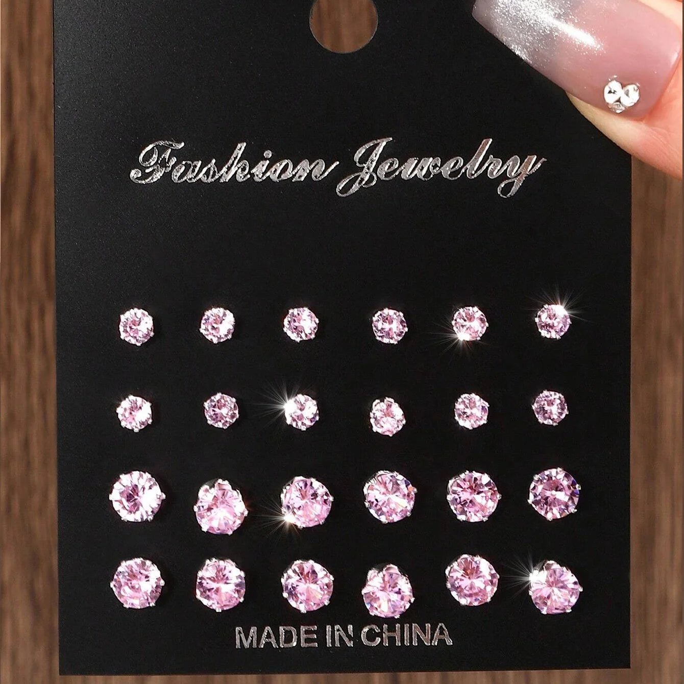 💎 Ensemble 12 Paires Boucles d'Oreilles Zircone - Luxe et Élégance - FoytiShop