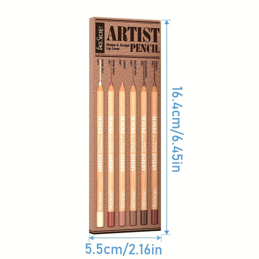 Ensemble 6 Crayons Lèvres Velours Mat - FoytiShop
