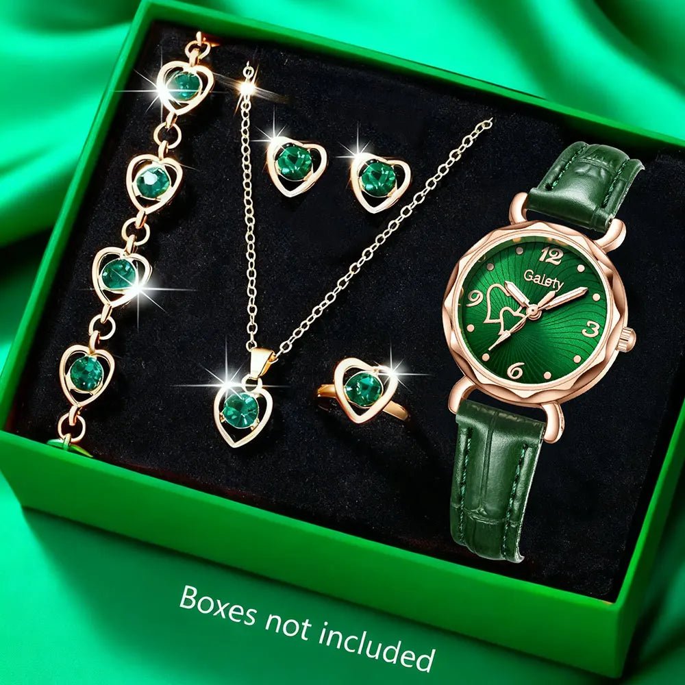 💖 Ensemble Bijoux Coeur Biscuit - Bague, Collier, Boucles d'Oreilles - FoytiShop