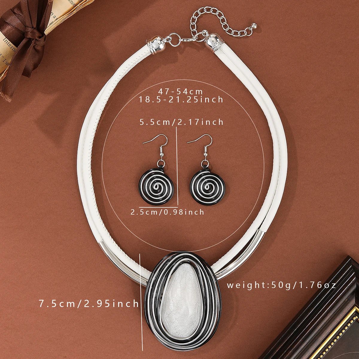 💎 Ensemble Bijoux Cristal Coloré Forme Ovale - Élégance PV - FoytiShop
