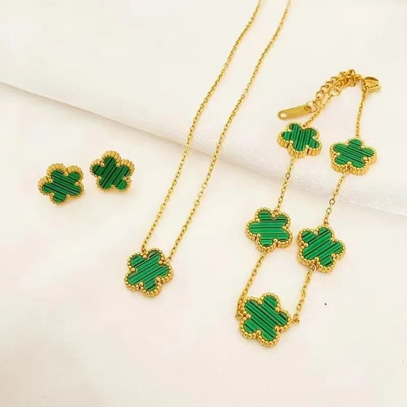 Ensemble Bijoux Fleur de Prunier 3 Pièces - FoytiShop