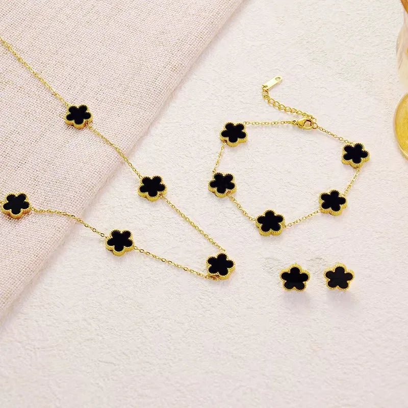 Ensemble Bijoux Fleur de Prunier 3 Pièces - FoytiShop
