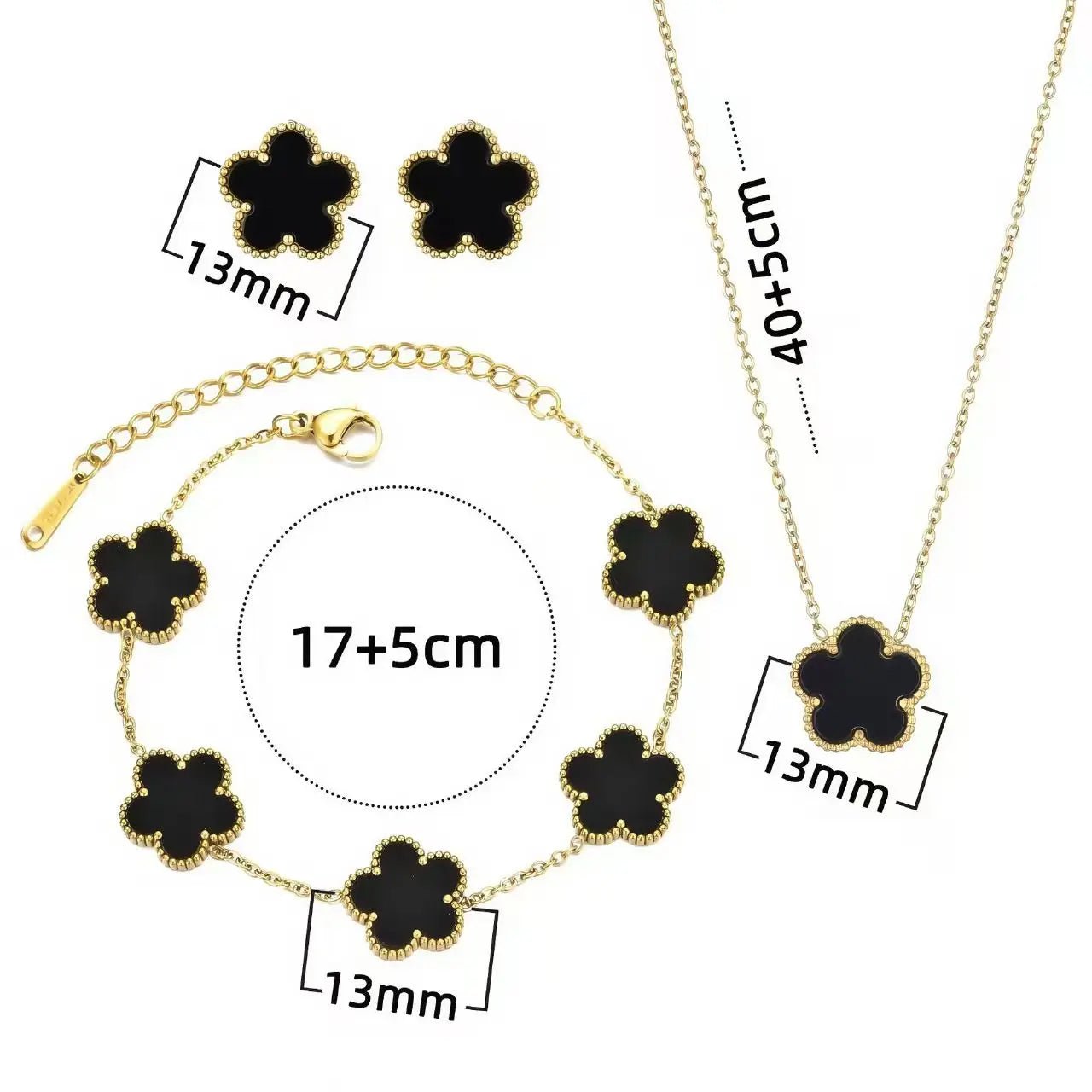 Ensemble Bijoux Fleur de Prunier 3 Pièces - FoytiShop