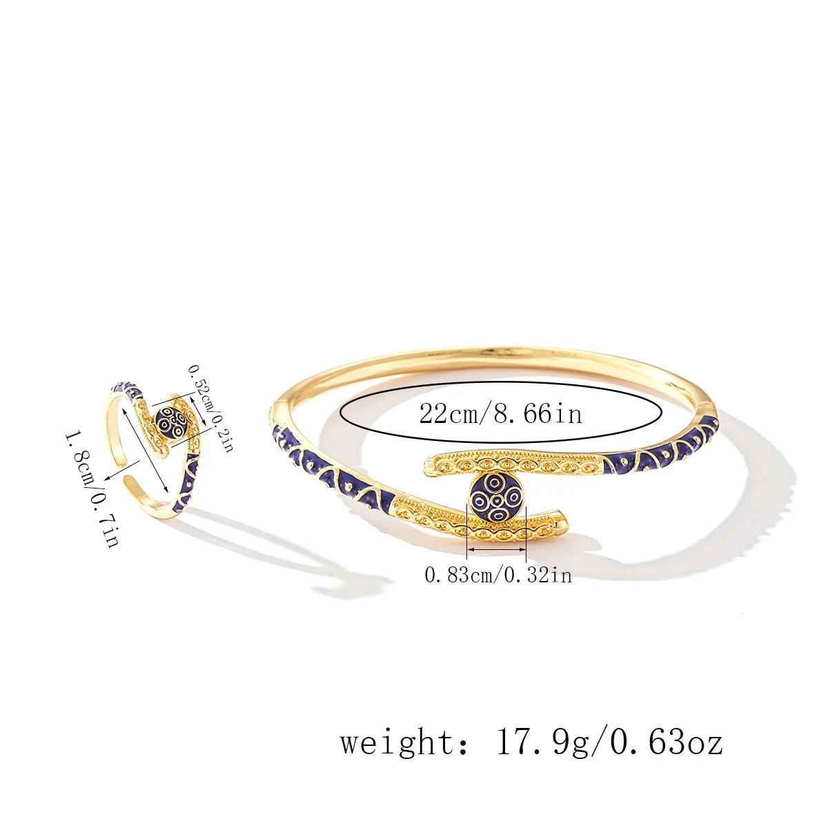 Ensemble Collier & Bague Dorés — Élégance Minimaliste - FoytiShop