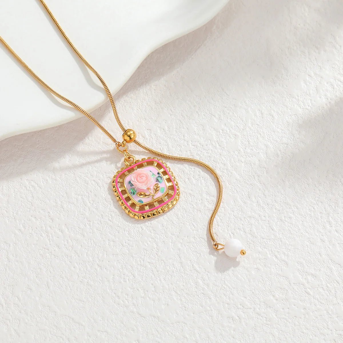 💎 Ensemble Collier et Boucles d'Oreilles Zircon Goutte - Élégance Complète - FoytiShop