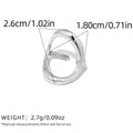 💎 Ensemble de Bagues Zircon Carrées Luxe Femme - Élégance Premium - FoytiShop
