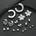 Ensemble de boucles d'oreilles bohème en forme de cœur pour femmes - FoytiShop