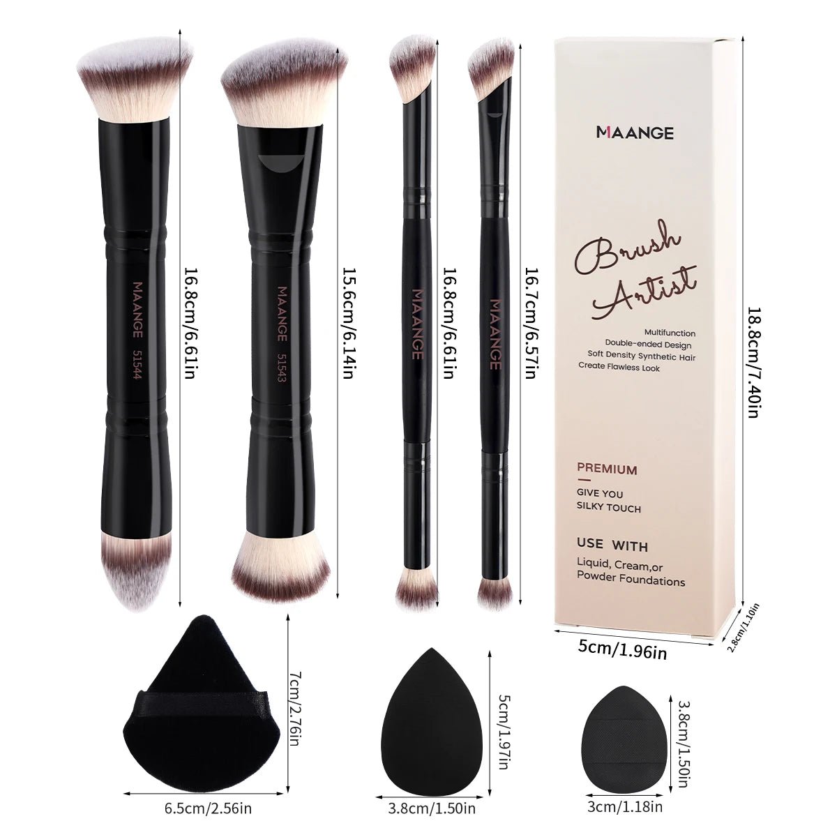 Ensemble de Pinceaux Maquillage Professionnels - FoytiShop