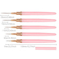 Ensemble de Pinceaux pour Nail Art - 5 Pièces Professionnel - FoytiShop