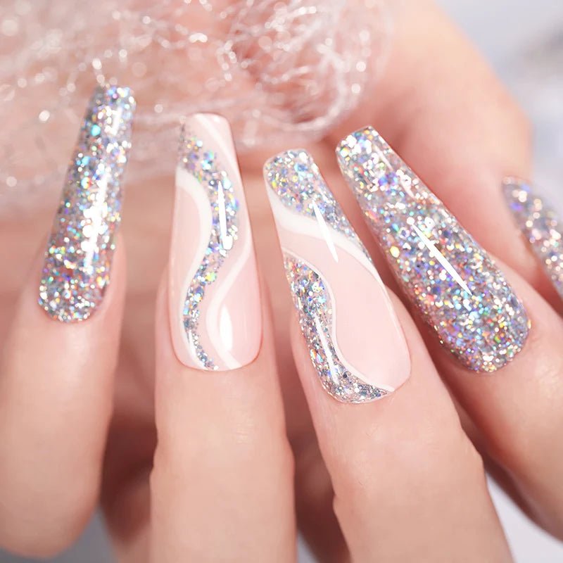 Ensemble Glitter Gel Vernis 6 Pièces 7ml - Paillettes - FoytiShop