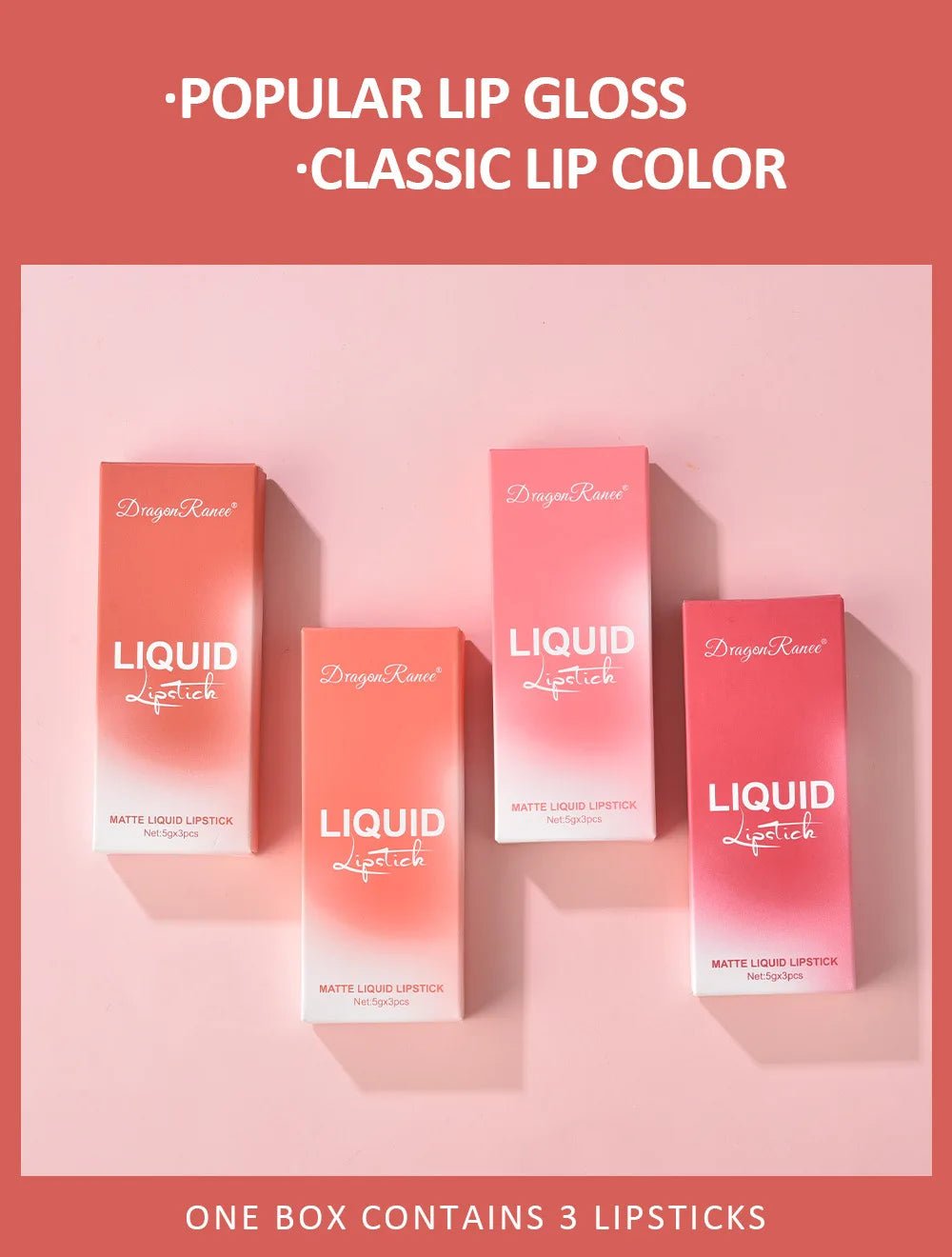 Ensemble Rouges Lèvres Liquides - FoytiShop