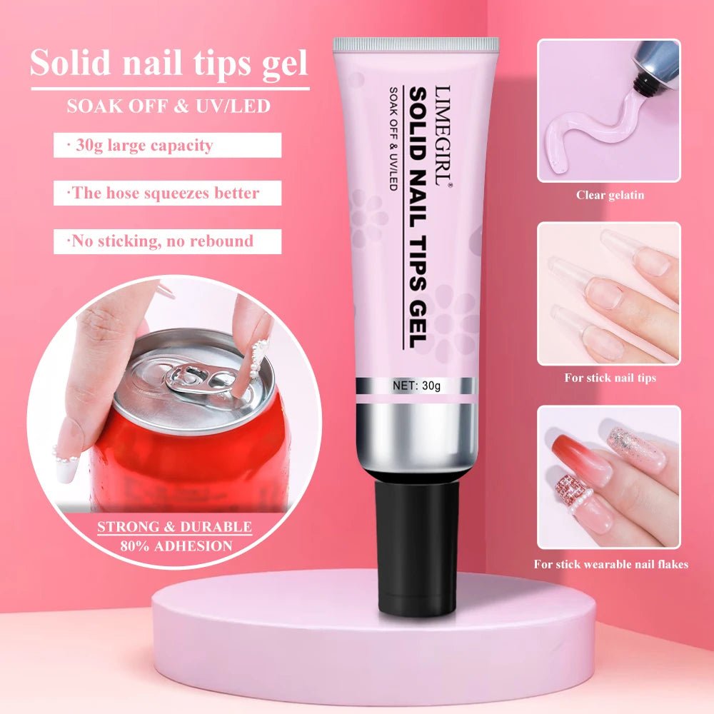 Gel Colle à Ongles UV Forte Adhésion - 20ml/30ml - FoytiShop
