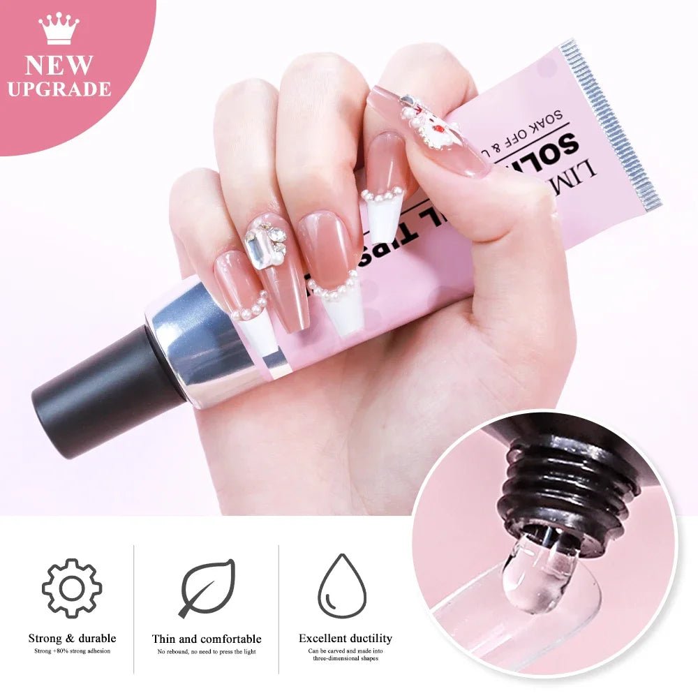Gel Colle à Ongles UV Forte Adhésion - 20ml/30ml - FoytiShop