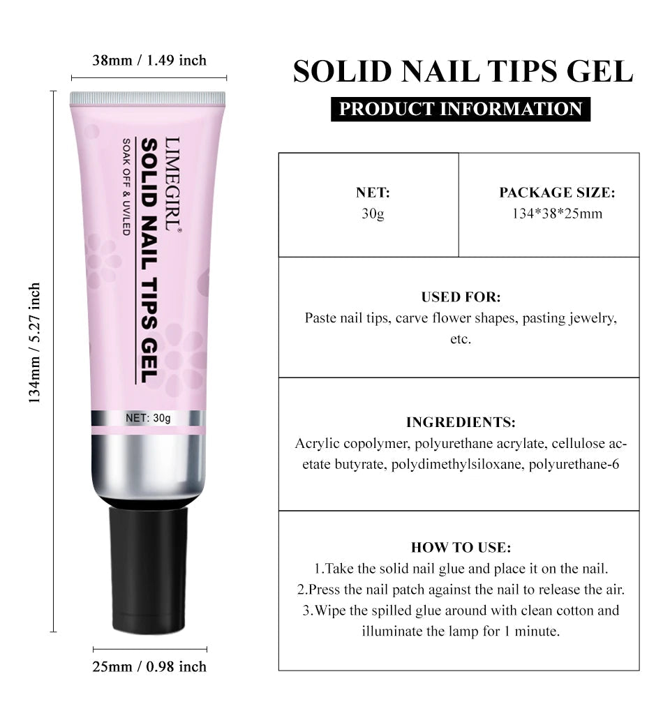Gel Colle à Ongles UV Forte Adhésion - 20ml/30ml - FoytiShop