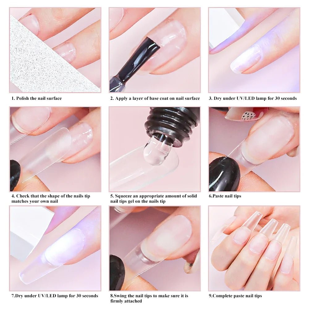 Gel Colle à Ongles UV Forte Adhésion - 20ml/30ml - FoytiShop