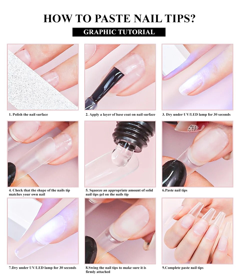 Gel Colle à Ongles UV Forte Adhésion - 20ml/30ml - FoytiShop