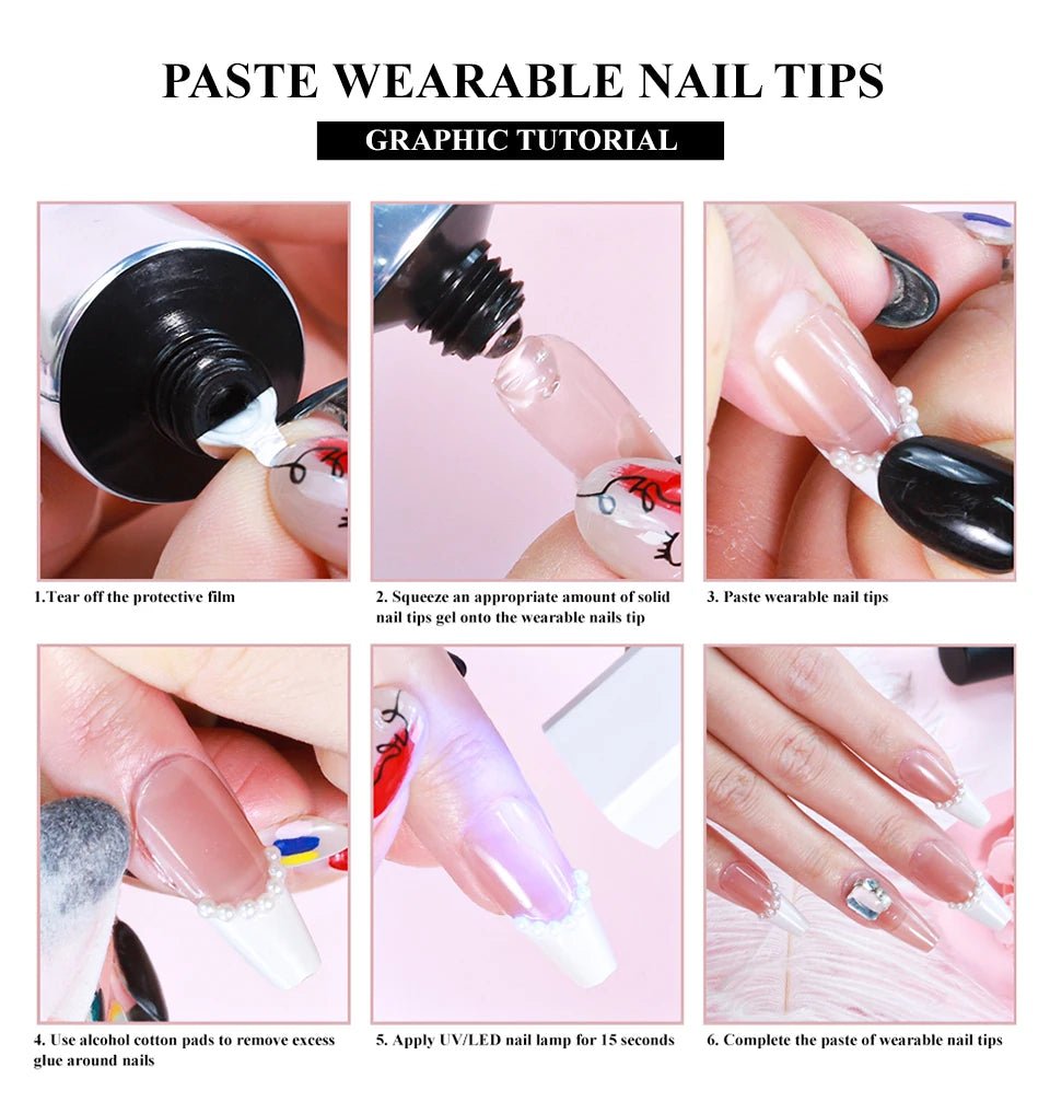 Gel Colle à Ongles UV Forte Adhésion - 20ml/30ml - FoytiShop