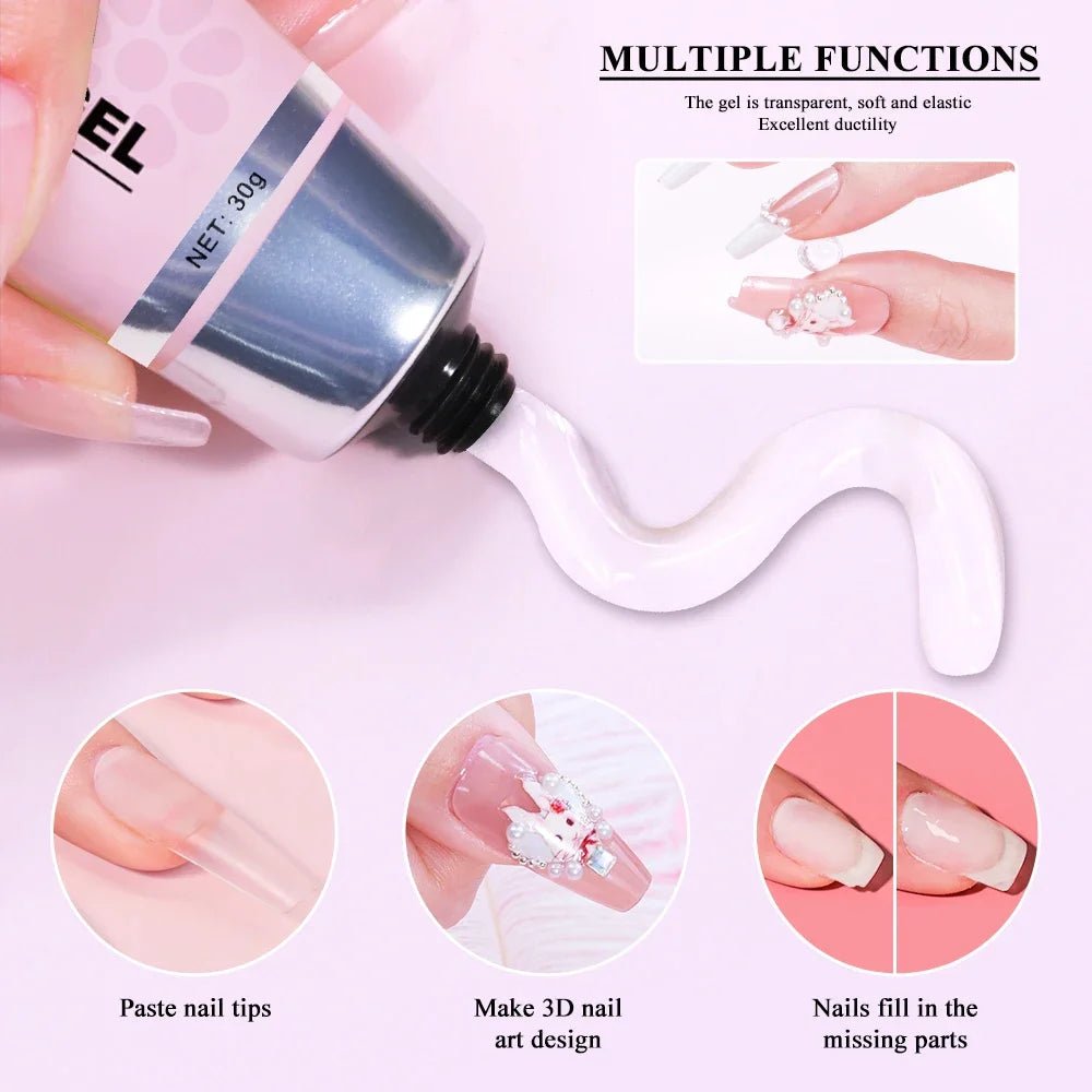 Gel Colle à Ongles UV Forte Adhésion - 20ml/30ml - FoytiShop
