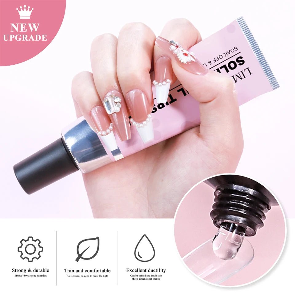 Gel Colle à Ongles UV Forte Adhésion - 20ml/30ml - FoytiShop