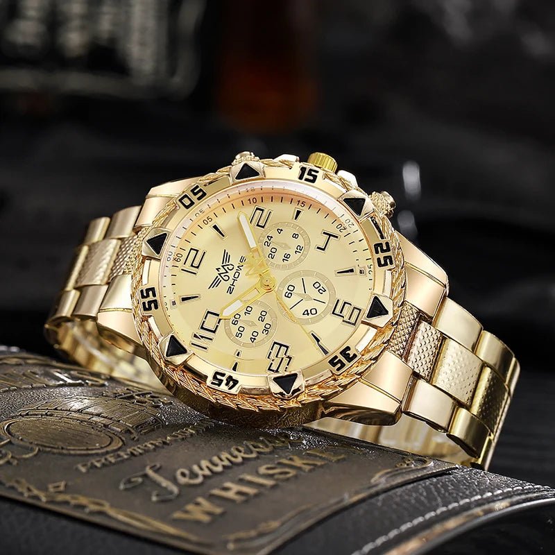 Hommes Reloj marque de luxe montres pour hommes mode haute qualité luxe Simple montre - bracelet affaires plein acier sport mâle horloge - FoytiShop