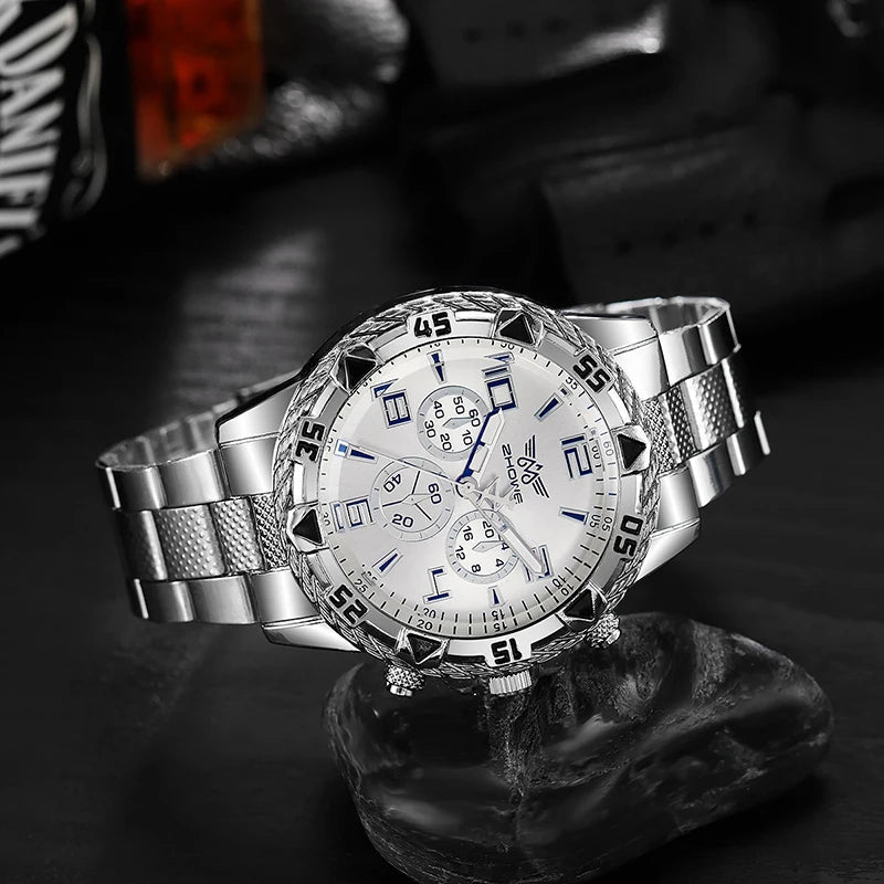 Hommes Reloj marque de luxe montres pour hommes mode haute qualité luxe Simple montre - bracelet affaires plein acier sport mâle horloge - FoytiShop