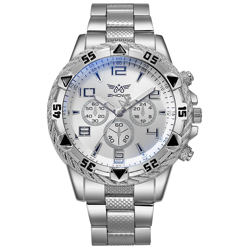 Hommes Reloj marque de luxe montres pour hommes mode haute qualité luxe Simple montre - bracelet affaires plein acier sport mâle horloge - FoytiShop