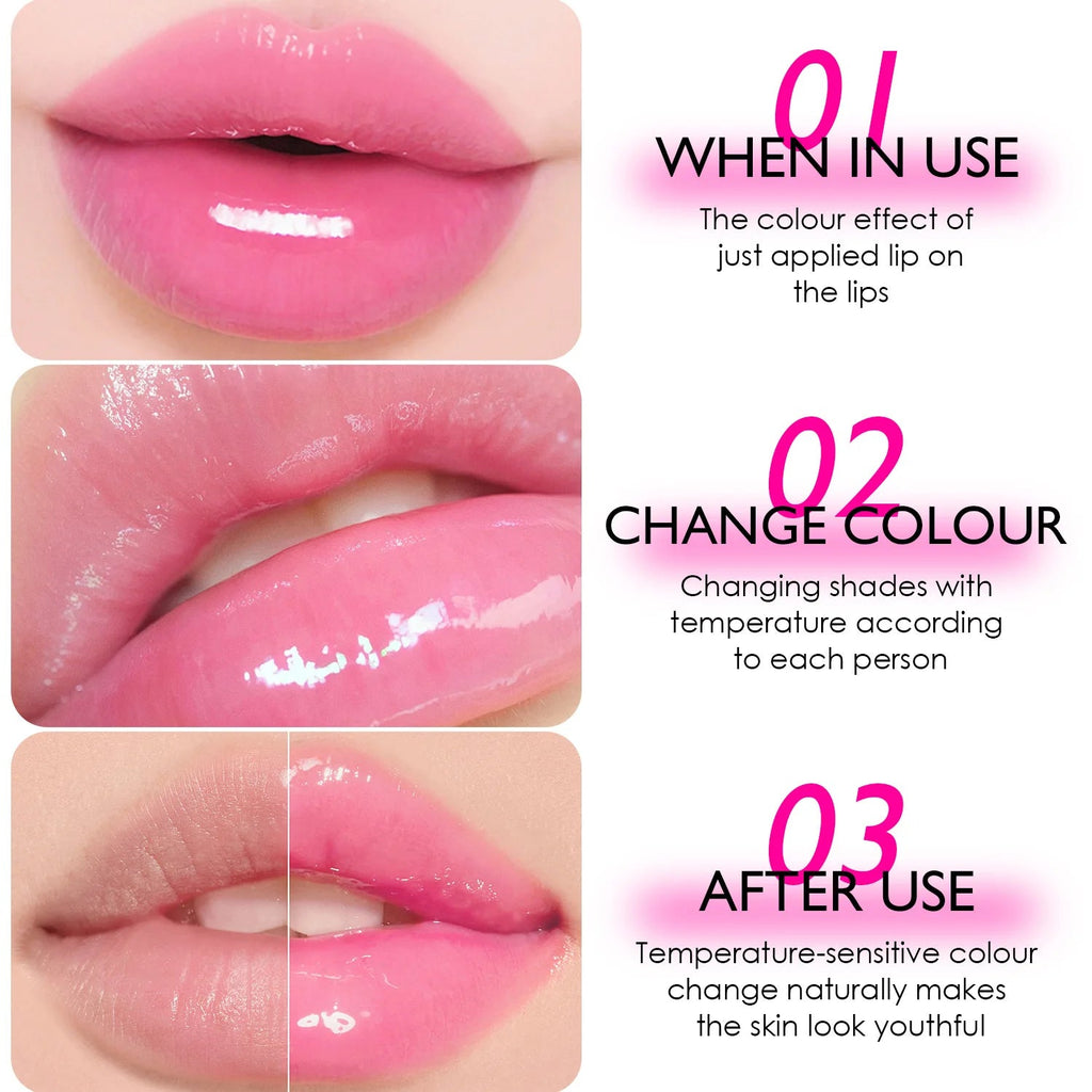 ✨ Huile à Lèvres Changement de Couleur - Hydratant Anti - Rides - FoytiShop