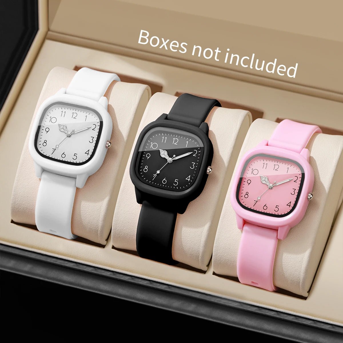 Lot de Montres Quartz Silicone pour Femme - Cadran Arabe Décontracté(1/3/5/10) - FoytiShop