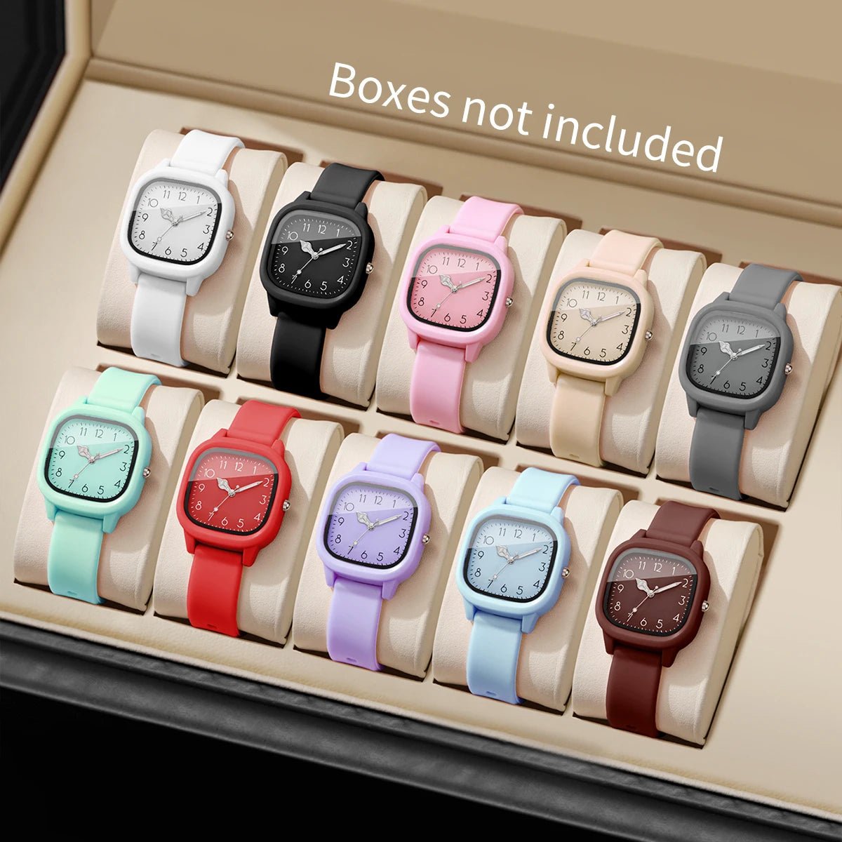 Lot de Montres Quartz Silicone pour Femme - Cadran Arabe Décontracté(1/3/5/10) - FoytiShop