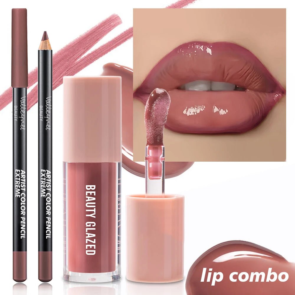 Maquillage Lèvres Texture Velours - Ensemble 2 Pièces - FoytiShop