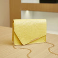 Mini Sac Bandoulière Luxe Blanc - Cuir PU Loquet Élégant Femme - FoytiShop