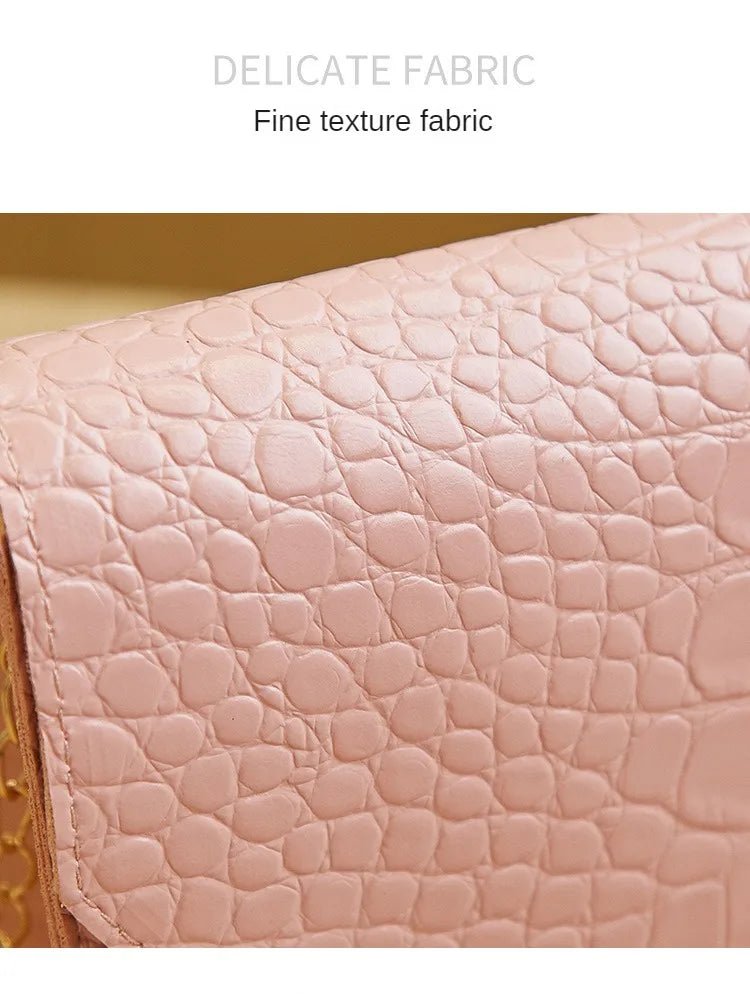 Mini Sac Bandoulière Luxe Blanc - Cuir PU Loquet Élégant Femme - FoytiShop