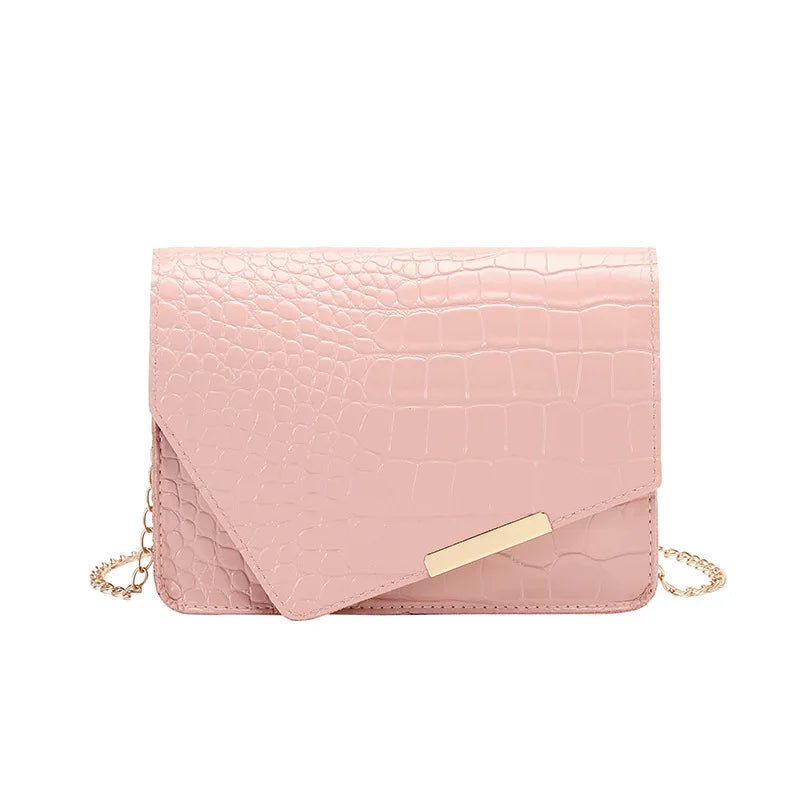 Mini Sac Bandoulière Luxe Blanc - Cuir PU Loquet Élégant Femme - FoytiShop
