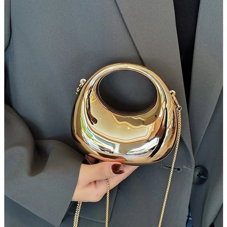 Mini sac de soirée doré, sacs à main de luxe - FoytiShop