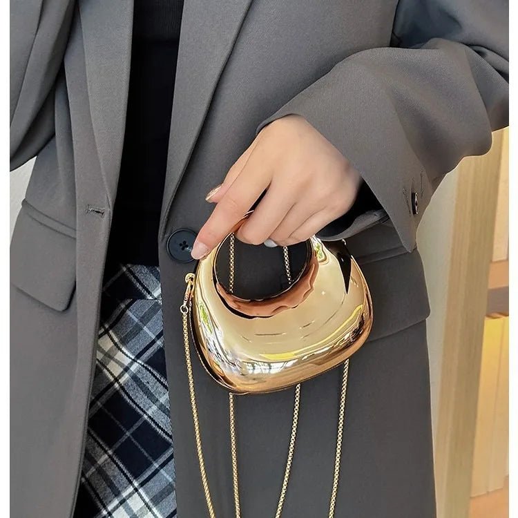Mini sac de soirée doré, sacs à main de luxe - FoytiShop