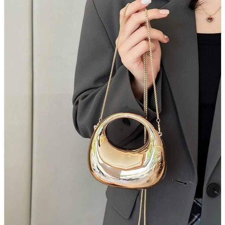Mini sac de soirée doré, sacs à main de luxe - FoytiShop