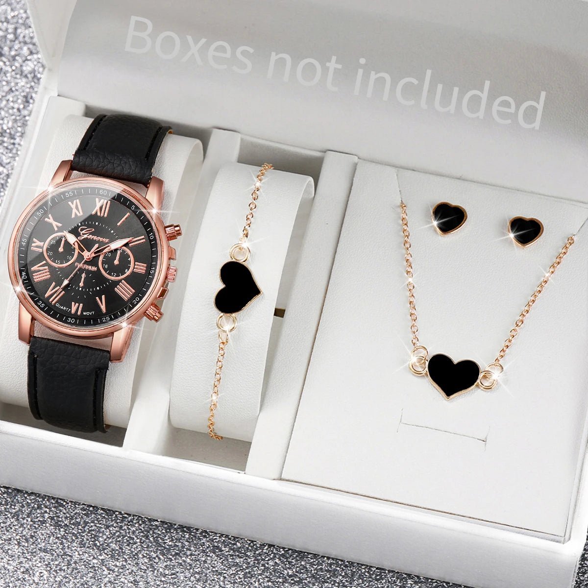 Montre à quartz avec bracelet en cuir pour femme - FoytiShop