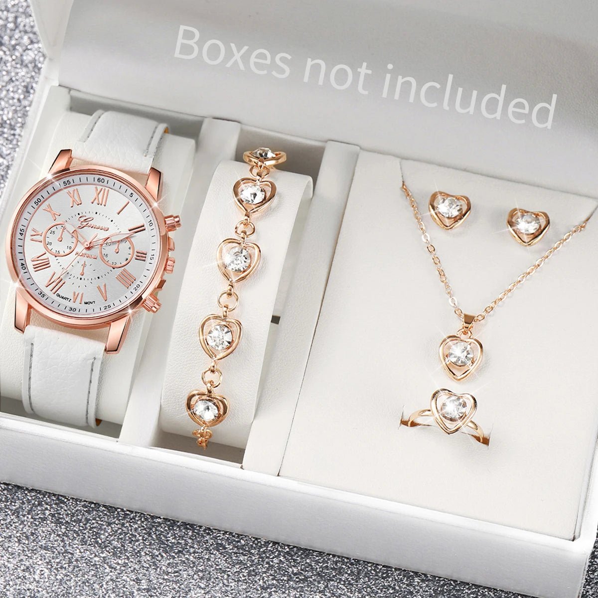 Montre à quartz avec bracelet en cuir pour femme - FoytiShop