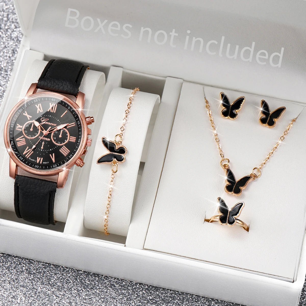 Montre à quartz avec bracelet en cuir pour femme - FoytiShop