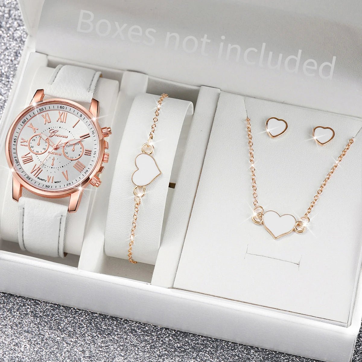 Montre à quartz avec bracelet en cuir pour femme - FoytiShop
