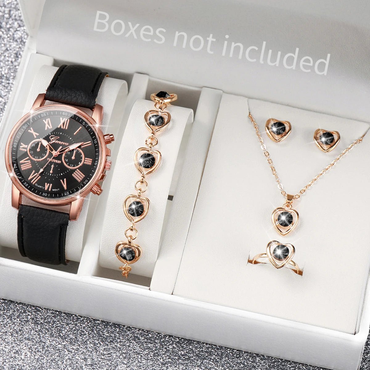 Montre à quartz avec bracelet en cuir pour femme - FoytiShop