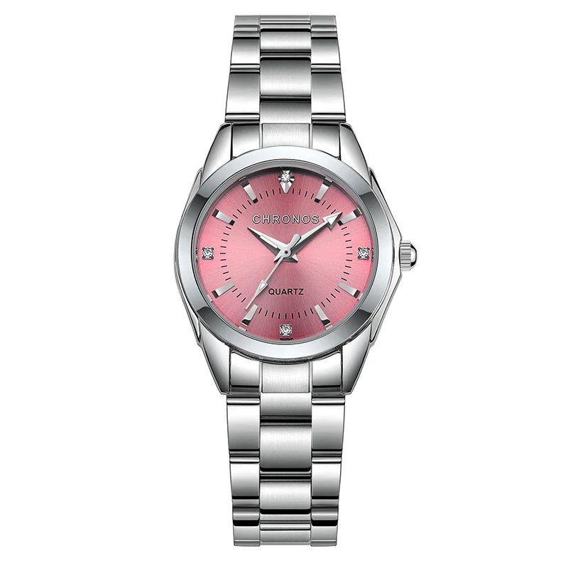 Montre - Bracelet Femme Élégante Luxe - Acier Inoxydable Quartz Cadeau - FoytiShop