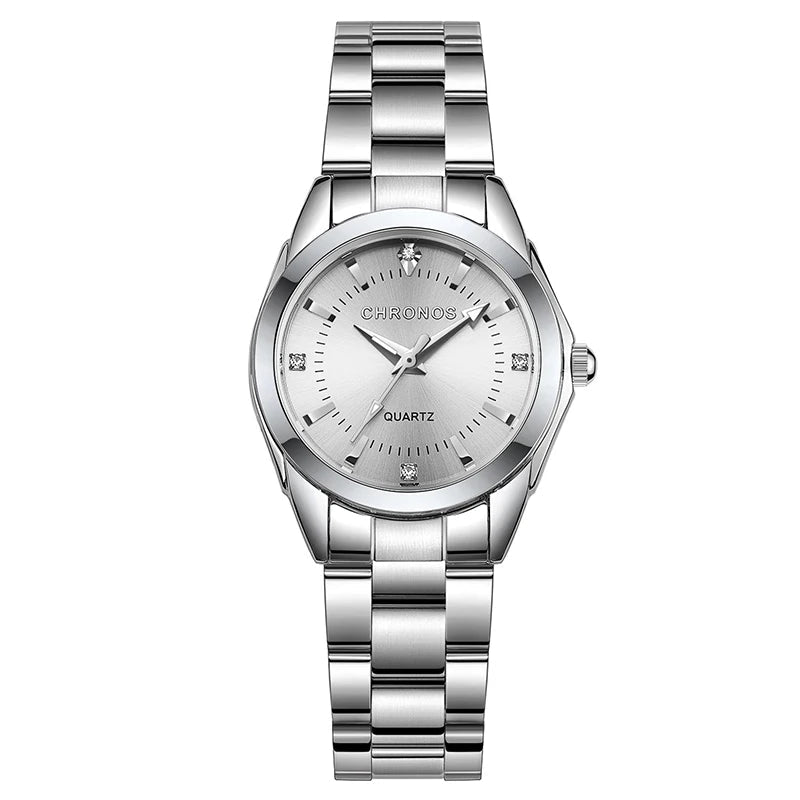 Montre - Bracelet Femme Élégante Luxe - Acier Inoxydable Quartz Cadeau - FoytiShop