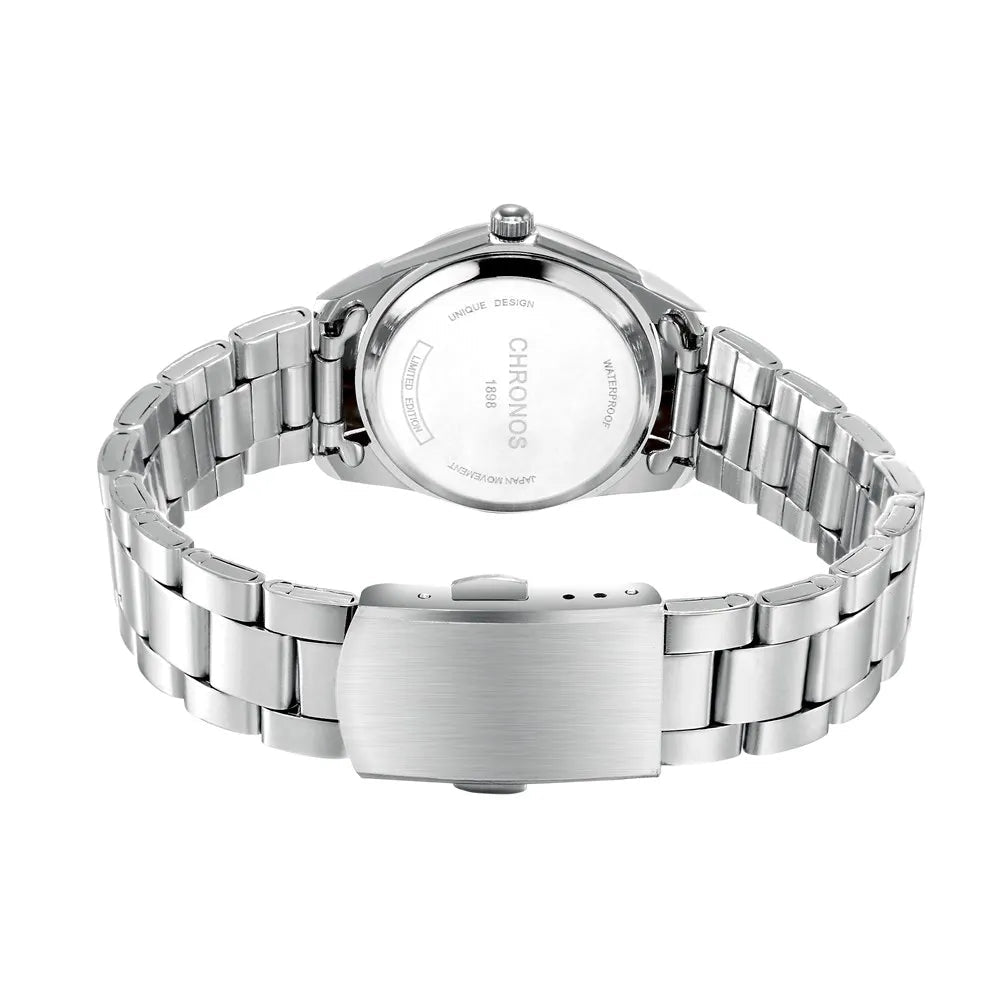 Montre - Bracelet Femme Élégante Luxe - Acier Inoxydable Quartz Cadeau - FoytiShop