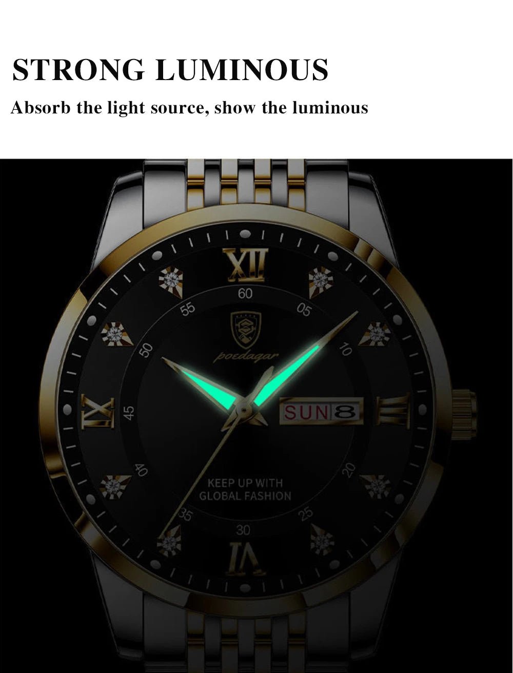Montre - Bracelet Homme Cuir Quartz Lumineux - Étanche Sport Décontracté Militaire - FoytiShop