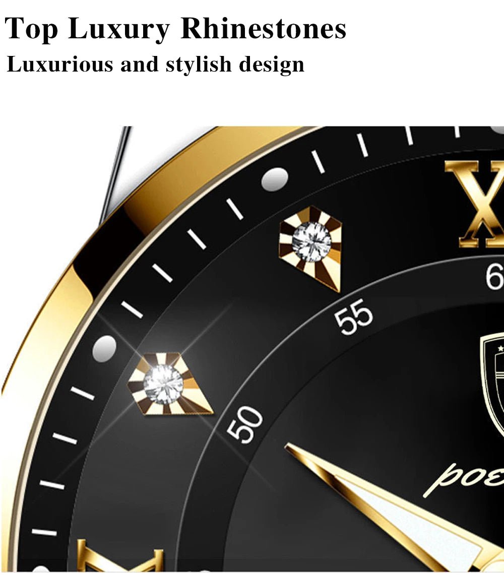 Montre - Bracelet Homme Cuir Quartz Lumineux - Étanche Sport Décontracté Militaire - FoytiShop