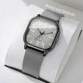 Montre Carrée Quartz Sport Unisexe - Bracelet Silicone Décontracté - FoytiShop