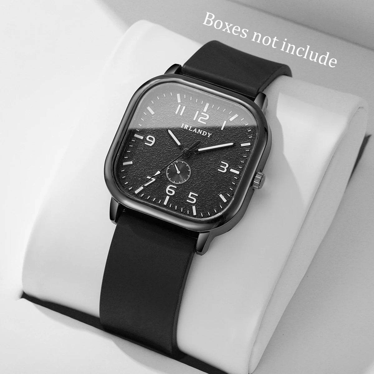 Montre Carrée Quartz Sport Unisexe - Bracelet Silicone Décontracté - FoytiShop