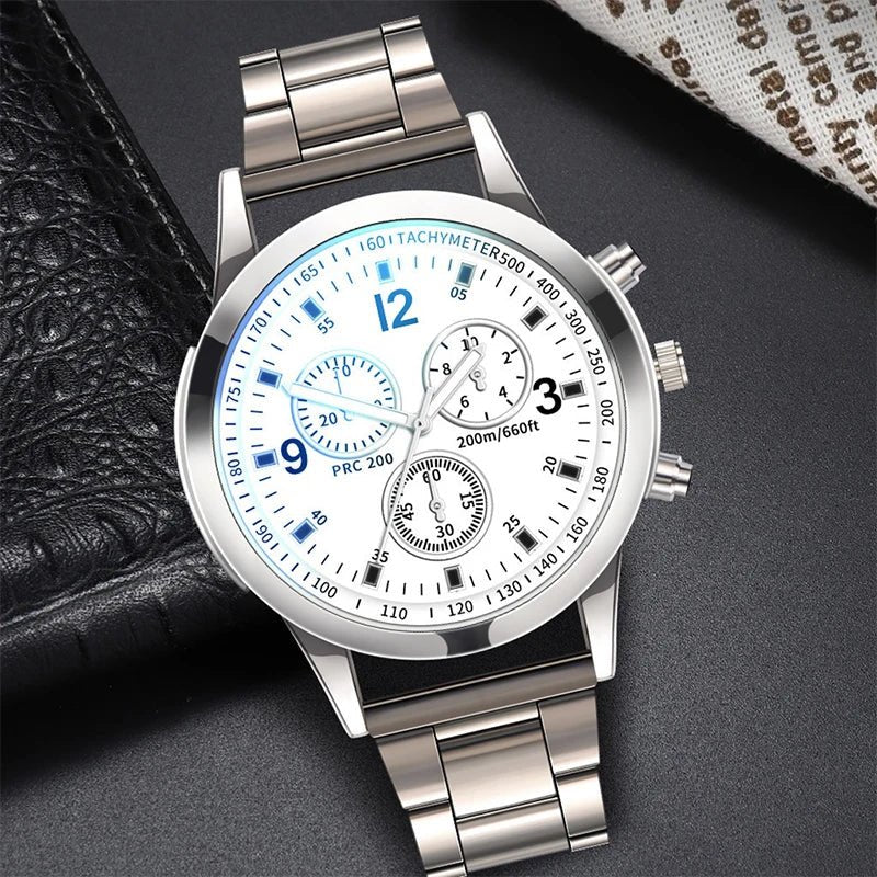 Montre d'Affaires Homme Quartz Bracelet Acier - Style Mode (1/2 pcs) - FoytiShop